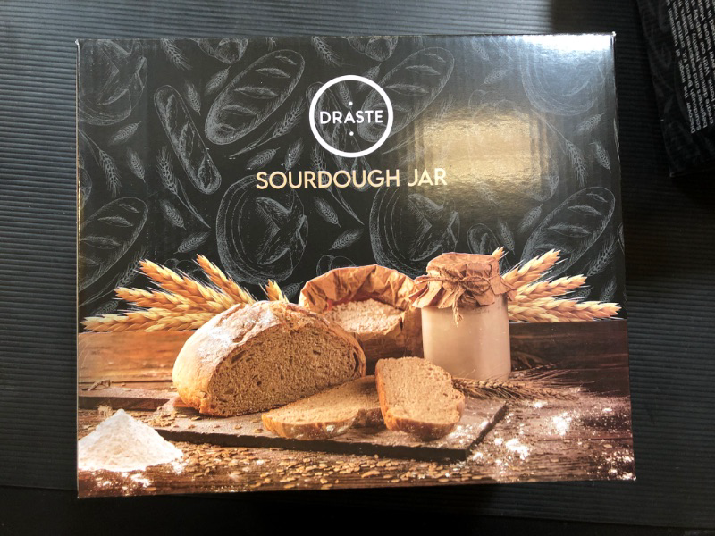 Photo 2 of Sourdough Starter Jar Kit Sourdough Bread Baking Supplies Set 39Oz Sourdough Jar Bread Making Kit, Bread Kits For Homemade Bread Starter Kit Tools Sourdough Thermometer, Spatula, Lid, Cloth Cover 2PCS