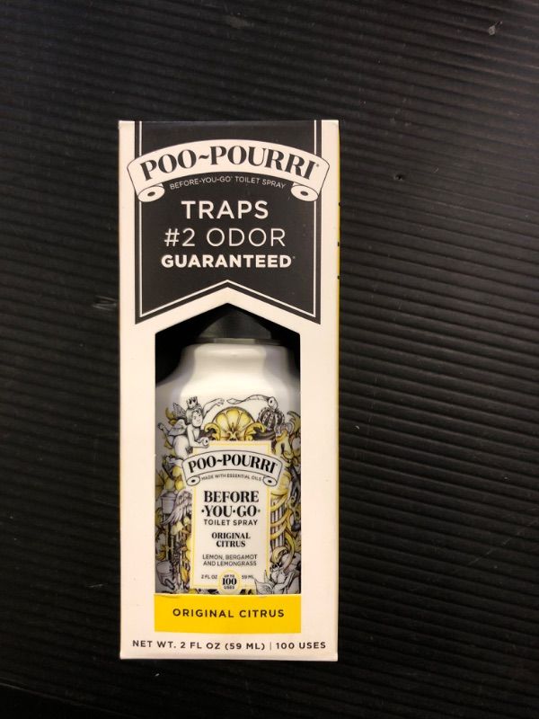 Photo 2 of Poo-Pourri Before-You-Go Toilet Spray Bottle, Original Citrus Scent, 2 Fl. Oz