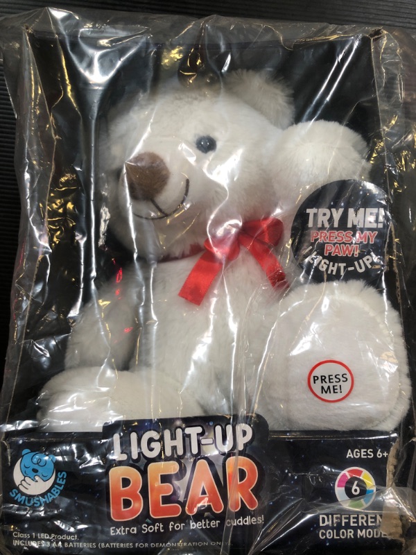 Photo 1 of 10" Light-Up Plush Bear