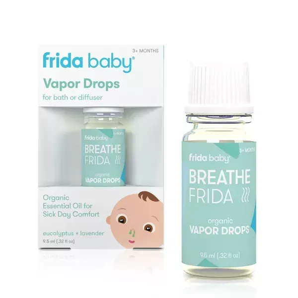 Photo 1 of Frida Baby Breathefrida Vapor Bath Drops for Sick Day Comfort - 0.32 fl oz
