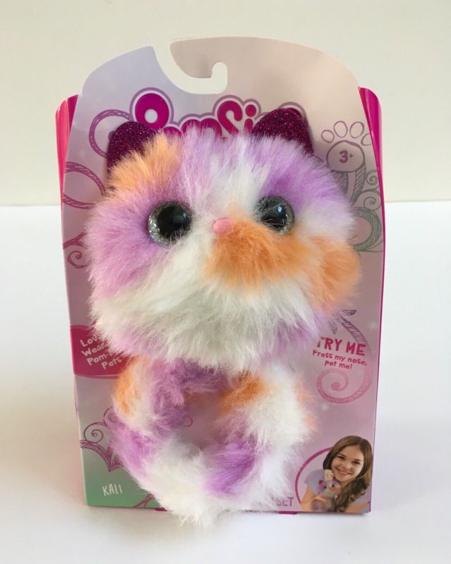 Photo 1 of 
Pomsies Kali Wearable Plush Pom-Pom Pets Toy Amazon Exclusive Pink White Orange