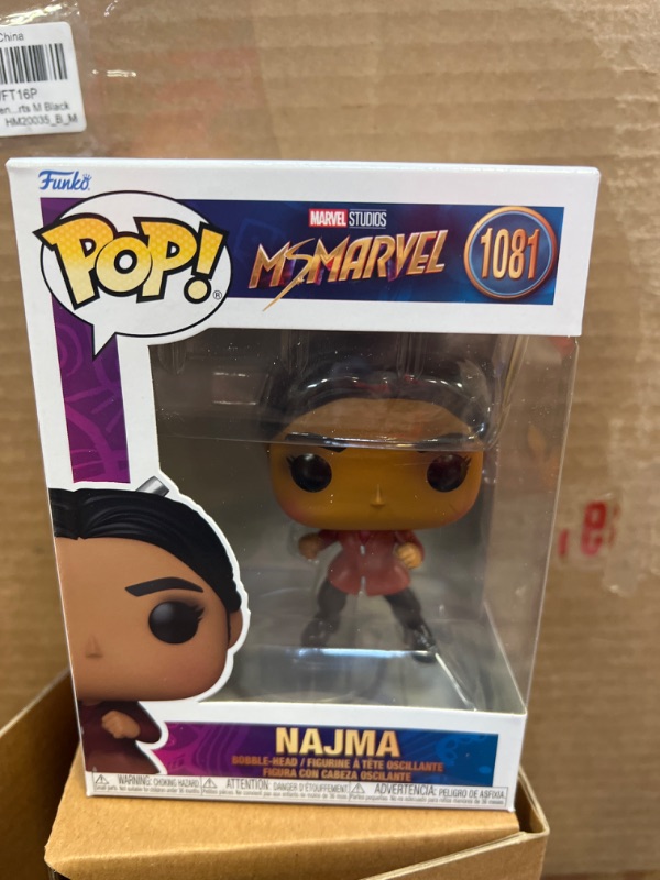 Photo 2 of                  POP Marvel Ms Marvel Najma Vinyl Figure 