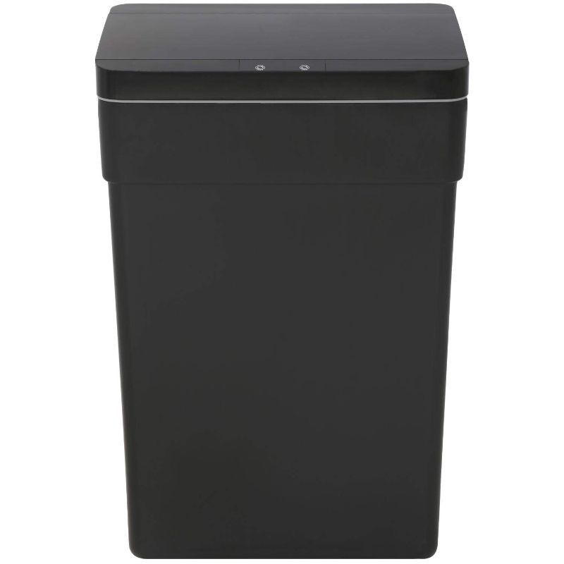 Photo 1 of 13 Gallon 50 Liter Kitchen Trash Can for Bathroom Bedroom Home Office Automatic Touch Free High-Capacity with Lid Brushed Stainless Steel Waste Bin