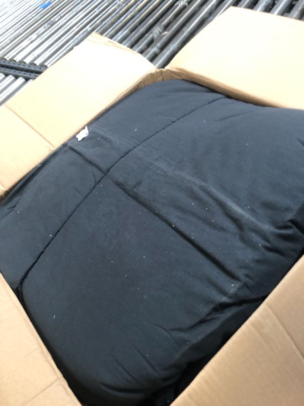 Photo 1 of BLACK COMFORTER BLANKET SIZE UNKNOWN 