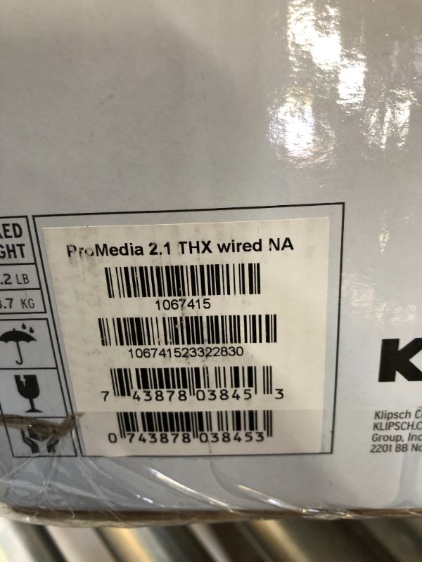 Photo 5 of Klipsch ProMedia 2.1 THX Certified Computer Speaker System (Black) 3-piece