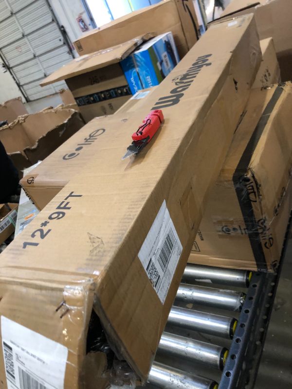 Photo 1 of Collapsible Barricade Backstop Net, Portable Barrier Netting, Lacrosse, Baseball, Softball, Soccer, Basketball, Field Hockey, Baseball Net, Protective Screen Carry Bag, Hitting Net, 20*10ft/12*9ft