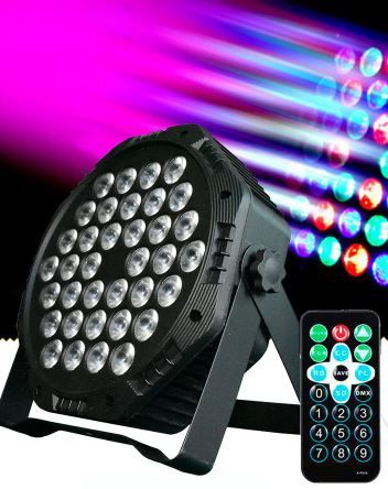 Photo 1 of XKL-A4-36 36 Led Par Lights Single-Color Full-Color Dance Studio Colorful Atmosphere Lights Wedding Performance Stage Lights
