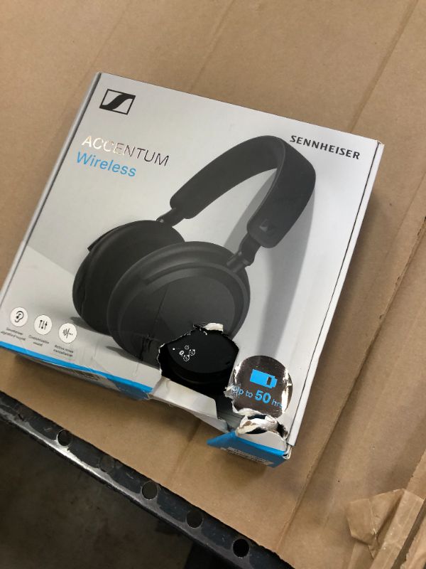 Photo 3 of Sennheiser Consumer Audio ACCENTUM Wireless Bluetooth Headphones - 50-Hour Battery Life, Audio, Hybrid Noise Cancelling (ANC), All-Day Comfort and Clear Voice Pick-up for Calls, Black