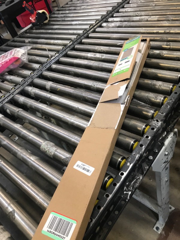 Photo 1 of Motorized Blinds with Remote control, Custom Blackout Smart Blinds [with Cover],Electric Blinds with Complimentary Solar Panel, Cordless Automatic Roller Shades for Windows (Grey?34"W x 72"H) B-grey (Solar Panels Charging) 34 x 72