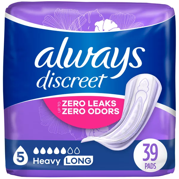 Photo 1 of Always Discreet Incontinence Pads - Heavy Absorbency
