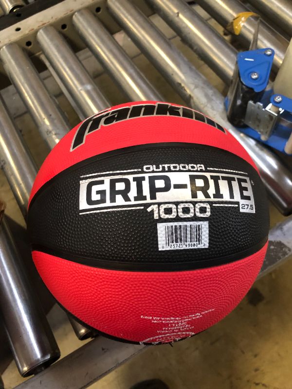 Photo 2 of Franklin Sports Grip-Rite 1000 Basketball 5 - Kids & Youth - 27.5" Red/Black