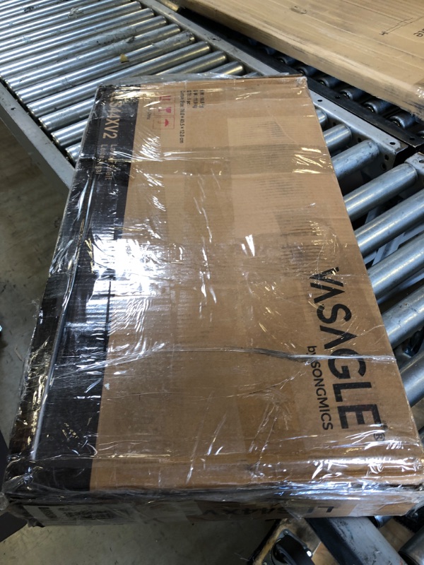 Photo 1 of VASAGLE INDESTIC Ladder Shelf with Set of 2 Side Tables Bundle, Industrial Style Bookshelf and End Tables with Metal Frame and Engineered Wood, Rustic Brown ULLS44X and ULET24X