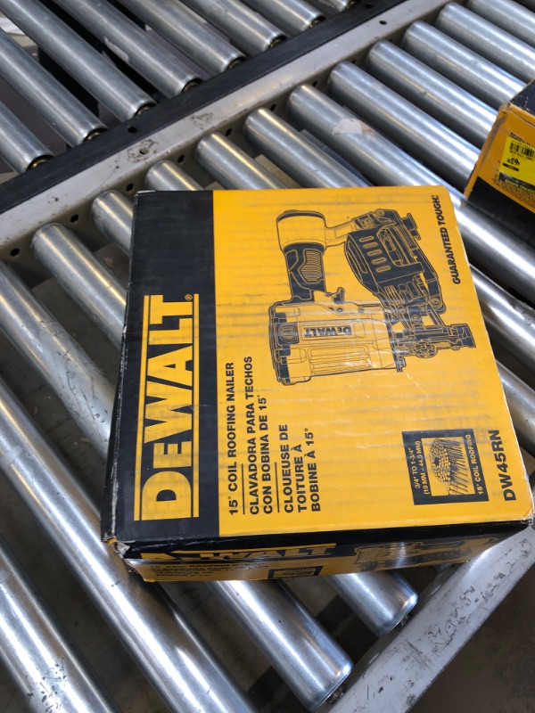 Photo 2 of DEWALT DW45RN 15 degree Coil Roofing Nailer