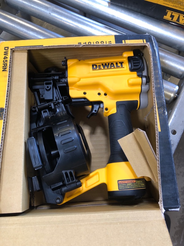 Photo 3 of DEWALT DW45RN 15 degree Coil Roofing Nailer