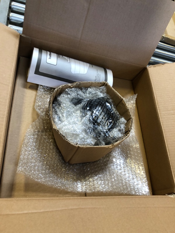 Photo 2 of Hunter Fan Company, 99165, Original® Damp-Rated Traditional Globe Light Kit, Black