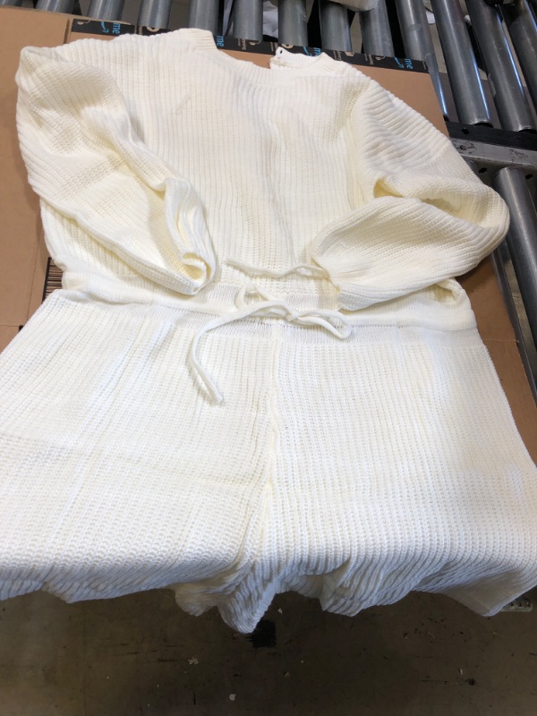 Photo 1 of White size 2xl knit romper 