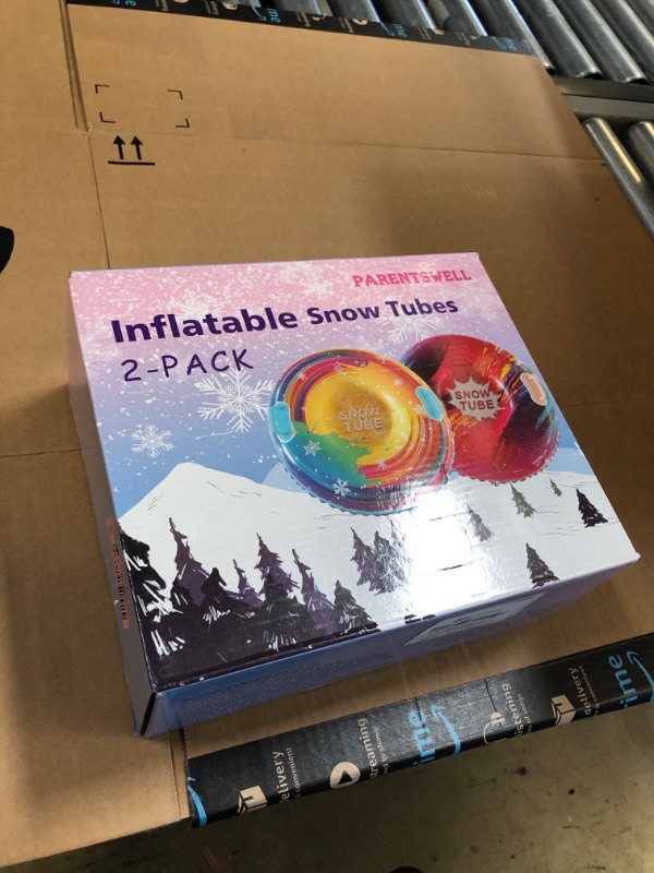 Photo 1 of Inflatable snow tubes 2 pack 