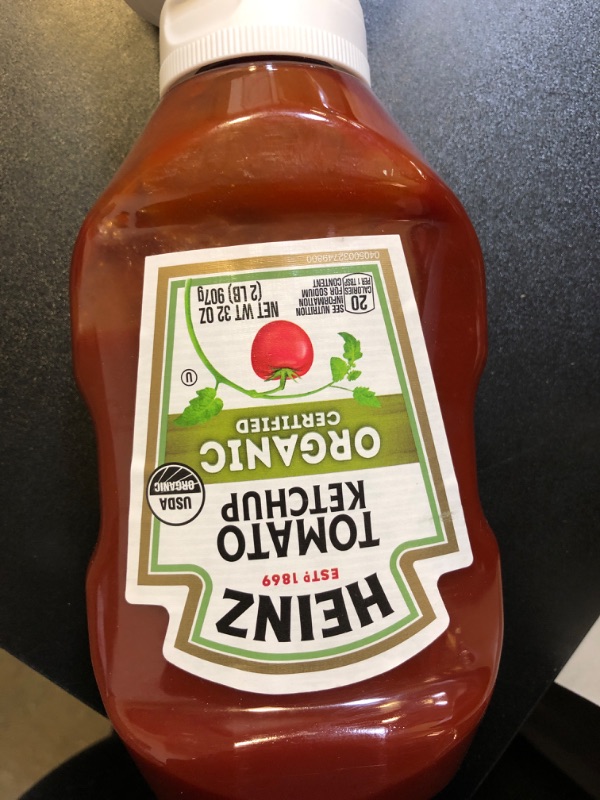 Photo 2 of Heinz Organic Tomato Ketchup (32 oz Bottle) 07 -006 -24 