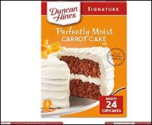 Photo 1 of Duncan Hines Signature Perfectly Moist Carrot Cake Mix  Carrot 15.25 Ounce (Pack of one nov 19 2024)