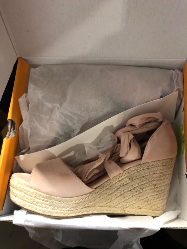 Photo 2 of 9..5  Liyuandian Womens Platform Espadrille Wedges Open Toe High Heel Sandals with Ankle Strap Buckle Up Shoes
 