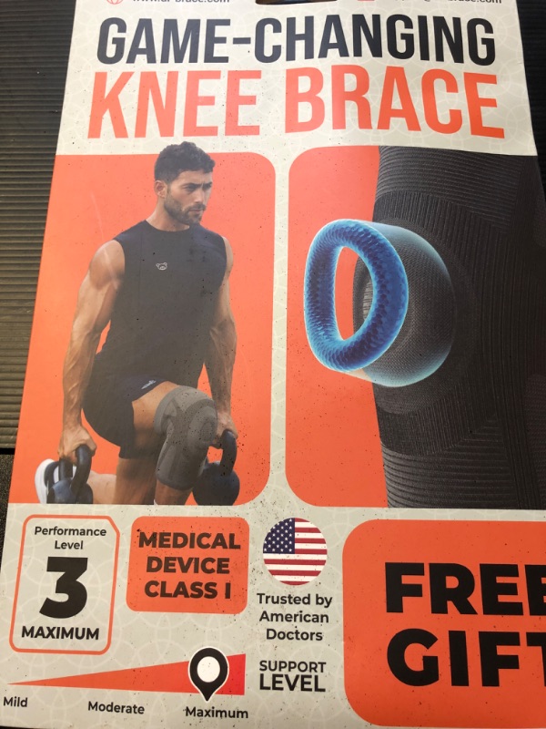 Photo 2 of DR. BRACE ELITE Knee Brace For Knee Pain, Compression Knee Sleeve With Patella Pad For Maximum Knee Support And Fast Recovery For Men And Women-Please Check How To Measure Video (Pluto, Medium)