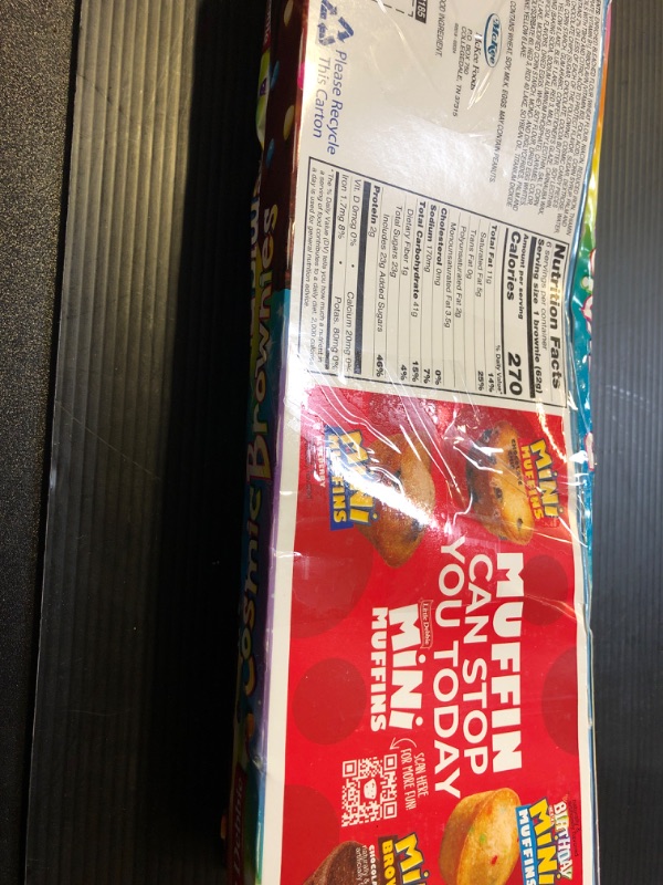 Photo 2 of 2pc Exp 5/23/24 Little Debbie Cosmic Brownies, 1 Box, 6 Individually Wrapped Brownies