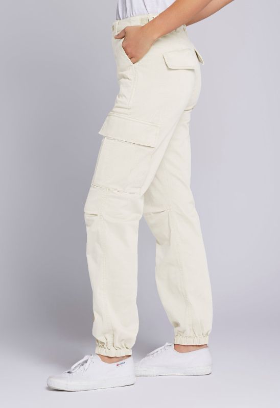 Photo 1 of The Legionary Pant in White | Size 26 | Cotton/Spandex | Current Elliott
