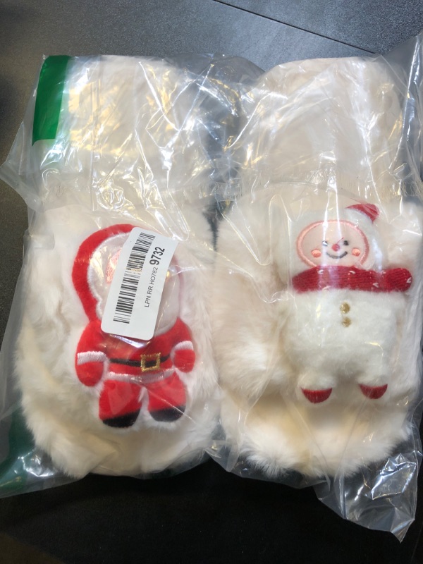 Photo 3 of 36-37 Slippers For Women Winter Warm Cotton Santa Christmas Home Slippers
 