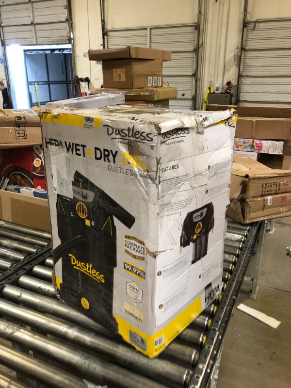 Photo 2 of HEPA Wet+Dry Pro Vacuum, 8 Gallon Shop Vac-Wet+ Dry Vacuum. Commercial, Contractor, Professional, Home use. Dustless Vacuum. Lead Safe