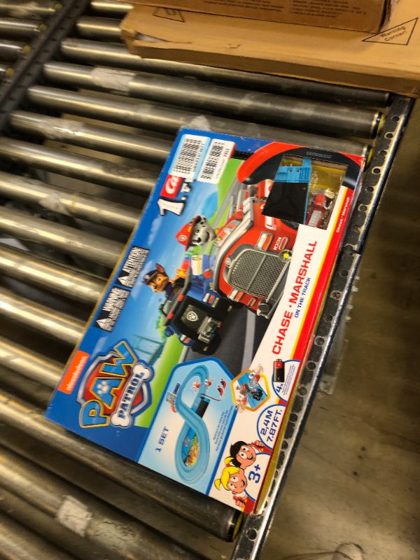 Photo 3 of Carrera First Paw Patrol - Slot Car Race Track - Includes 2 Cars: Chase and Marshall - Battery-Powered Beginner Racing Set for Kids Ages 3 Years and Up, Multi