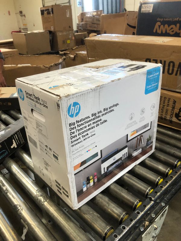 Photo 2 of HP Smart -Tank 7602 Wireless All-in-One Cartridge-free Ink Printer, 