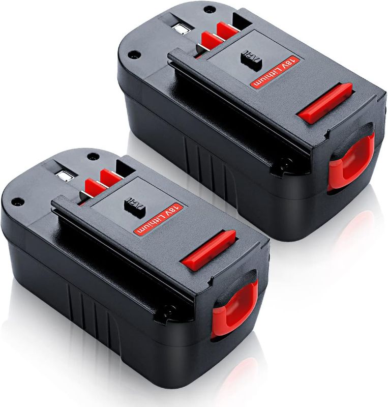 Photo 1 of ?Upgraded to 4800mAh? 2Pack HPB18 Replacement Battery Compatible with Black and Decker 18V Battery HPB18-OPE FSB18 Tools 244760-00 A1718 FS18FL FSB18 Firestorm Cordless Power Tools
