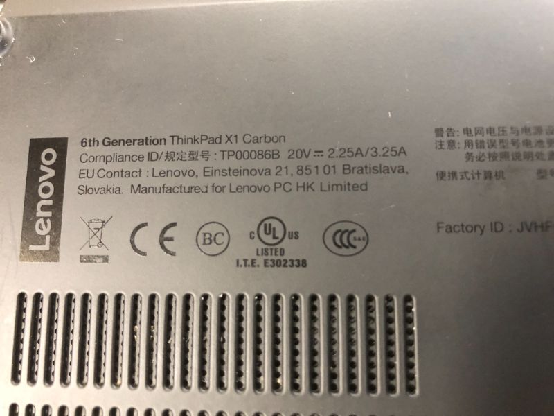 Photo 4 of ThinkPad X1 Carbon 13"