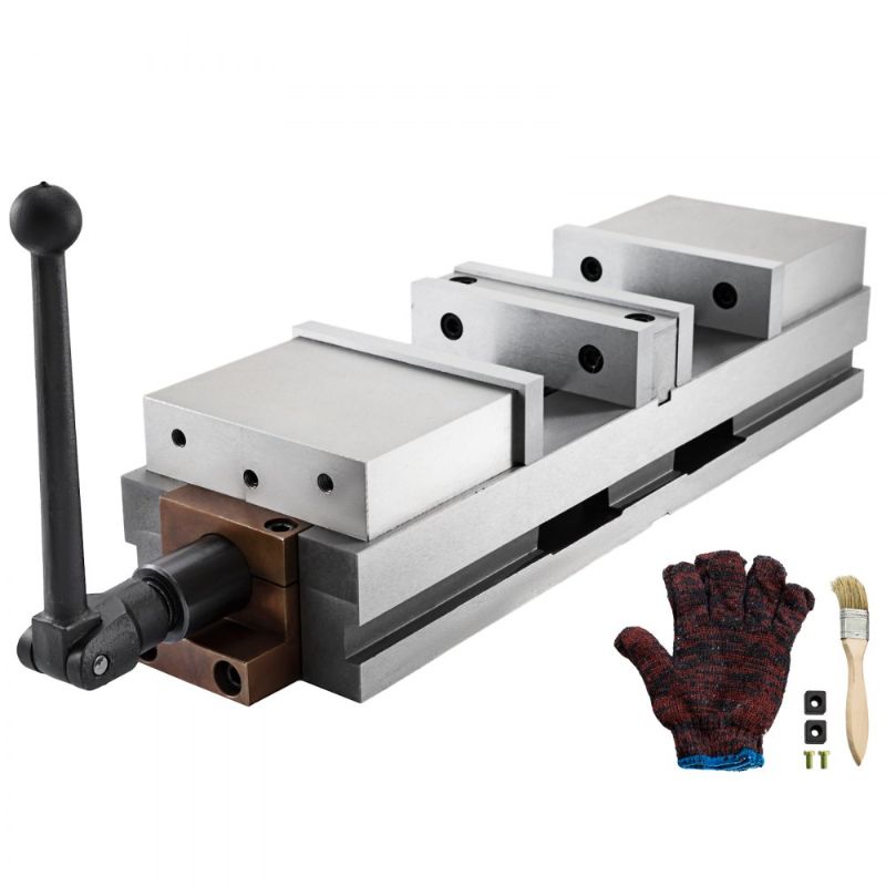 Photo 1 of VEVOR 6 inch CNC Double Vise Milling Drilling Machine 11.10 inch Max Jaw Opening (6 inch)
