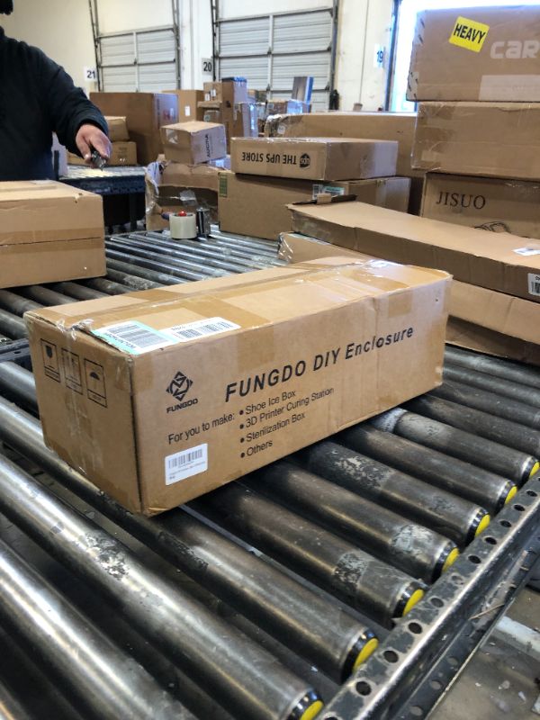 Photo 1 of DIY Enclosure with Cooling Fan for DIY Shoe Icing Box Make Yellow/Oxidized Soles Icey/White Again or Making DIY 3D Printer Curing Enclosure Curing Station (Without Lamp) Without light source