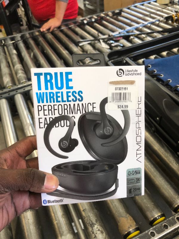 Photo 3 of Lifestyle Advanced Atmosphere True Wireless Performance Bluetooth Earbuds
