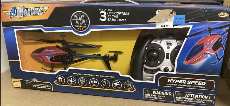 Photo 1 of Air Banditz HyperSpeed Remote Control helicopter - DIFFERENT COLOR (BLUE)