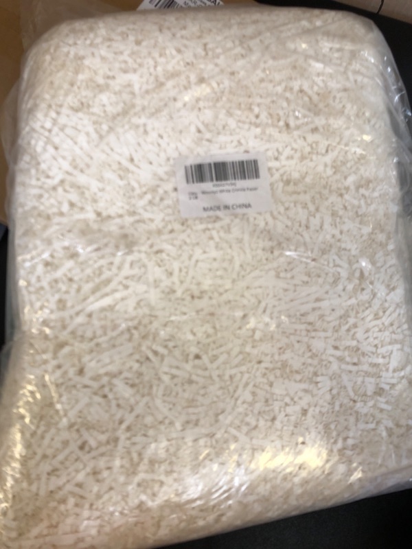 Photo 2 of Wowxyz 2 LB Crinkle Cut Paper Shred White Crinkle Paper Shredded Paper for Gift Baskets - Gift Box Filler - Confetti Paper Shreds Stuffing for Birthday, Holiday Gift Packaging Wrapping https://a.co/d/8AOWto0