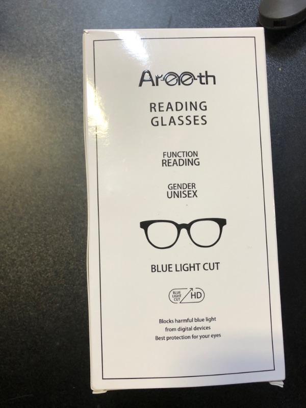 Photo 2 of Areyeth 2 Pairs Oversized Retro Reading Glasses for Women, Oprah Style Large Blue Light Blocking Readers(1.25X)
