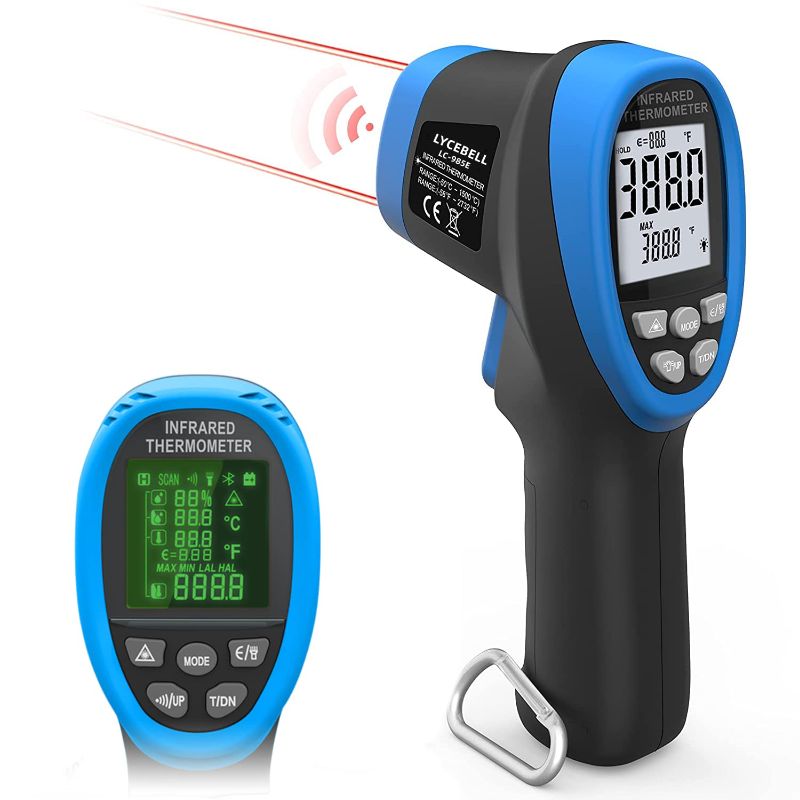 Photo 1 of ?Not for Human? Infrared Thermometer LC-985E, Digital Infrared Thermometer High Temperature Gun, Temp Reader -58 to1472?(-50? to 800?)
