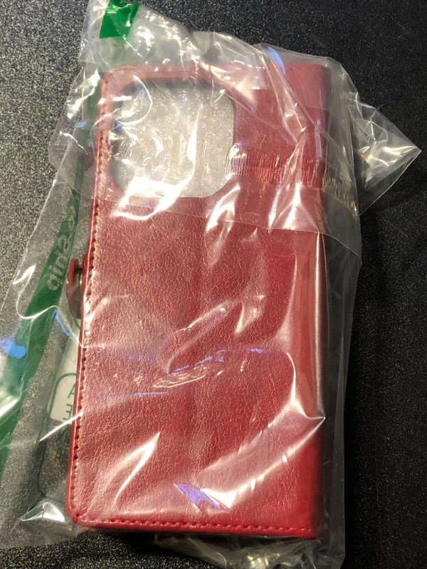 Photo 1 of red wallet phone case 