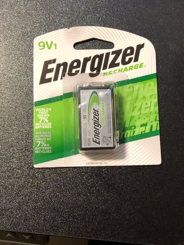 Photo 2 of Energizer NIMH 9 Volt BatteryEnergizer NIMH 9 Volt Battery