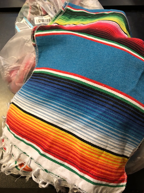 Photo 2 of bulk Sarape Blanket/Mexican Sarape/Sarape Mexicano
 
