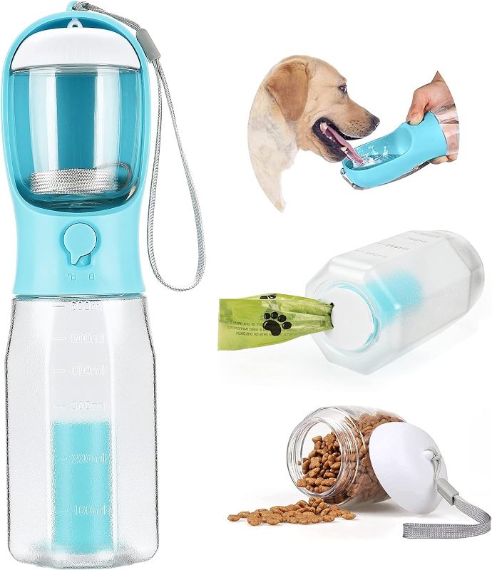 Photo 1 of Dog Water Bottle, Leak Proof Portable Pet Water Bottles for Dogs, Puppy Water Dispenser with Drinking Feeder for Travel
