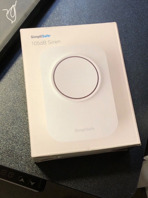 Photo 2 of SimpliSafe 105dB Auxiliary Siren - Compatible with Gen 3 Home Security System