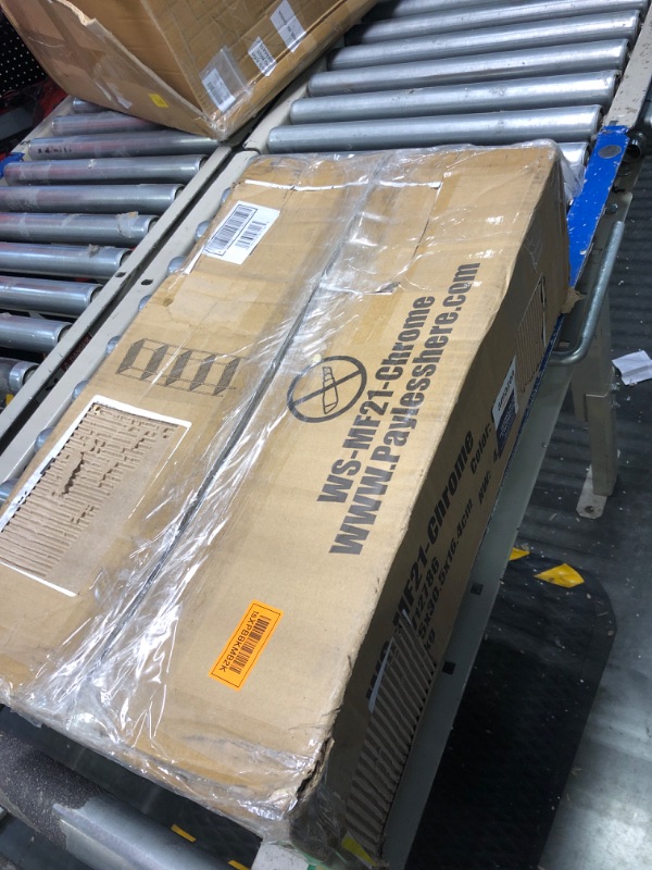 Photo 1 of Adjustable NSF-Certified Metal Shelf Wire Shelving Unit Storage for Small Places Restaurant Garage Pantry Kitchen Garage Rack (Chrome, 21.5L x 11.6W x 47.6H) Chrome 21.5L x 11.6W x 47.6H