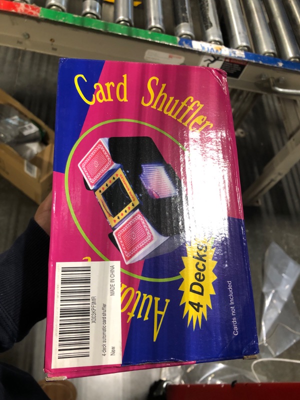 Photo 1 of ARTISHION Automatic Card Shuffler - 1-4 Deck, Poker Shuffler Machine, Casino Card Electric Shuffler, Lower Noise Playing Card Shuffler for UNO, Phase 10, Skip Bo Card Games,Sleeved Card 1-4 Decks