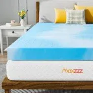 Photo 1 of 3 Inch Full Size Memory Foam Mattress Topper Gel Infused Bed Mattress Topper for Pressure Relief, High Density Cooling Memory Foam Pad, Certipur-Us Certified