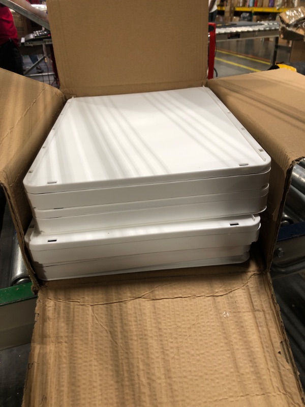 Photo 1 of Gsiekare 4 Pack Storage Bin with lid, Upgraded 24 Qt Closet Organizers and Storage, Collapsible Totes For Storage, Plastic Stackable Storage Bins, Storage Drawers for Clothes Toys 24Qt