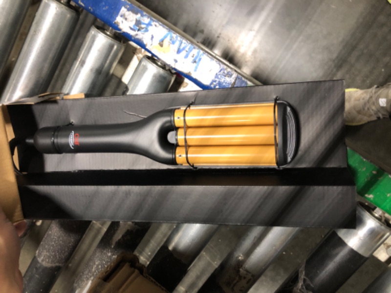 Photo 1 of Carbon Black Ceramic Three-Barrel Waver
